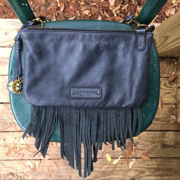 Lucky Brand Handbags - Lucky Brand Crossbody with Fringe